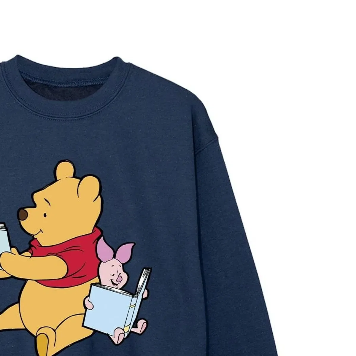 Свитшот с принтом Reading Winnie The Pooh, Navy — фото 2