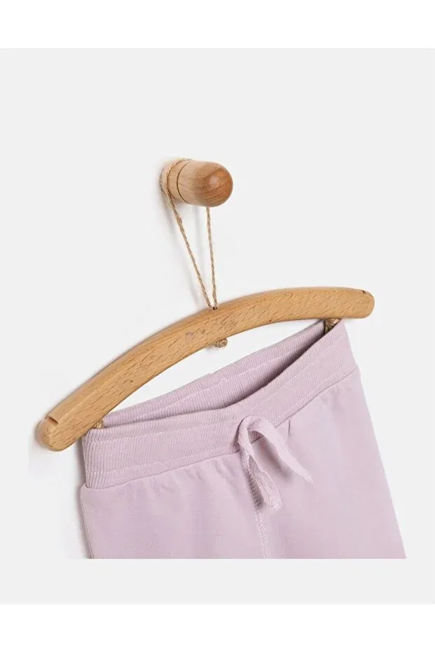Детские штаны для девочек хлопковые Ebebek Hello Baby, Lilac — фото 3