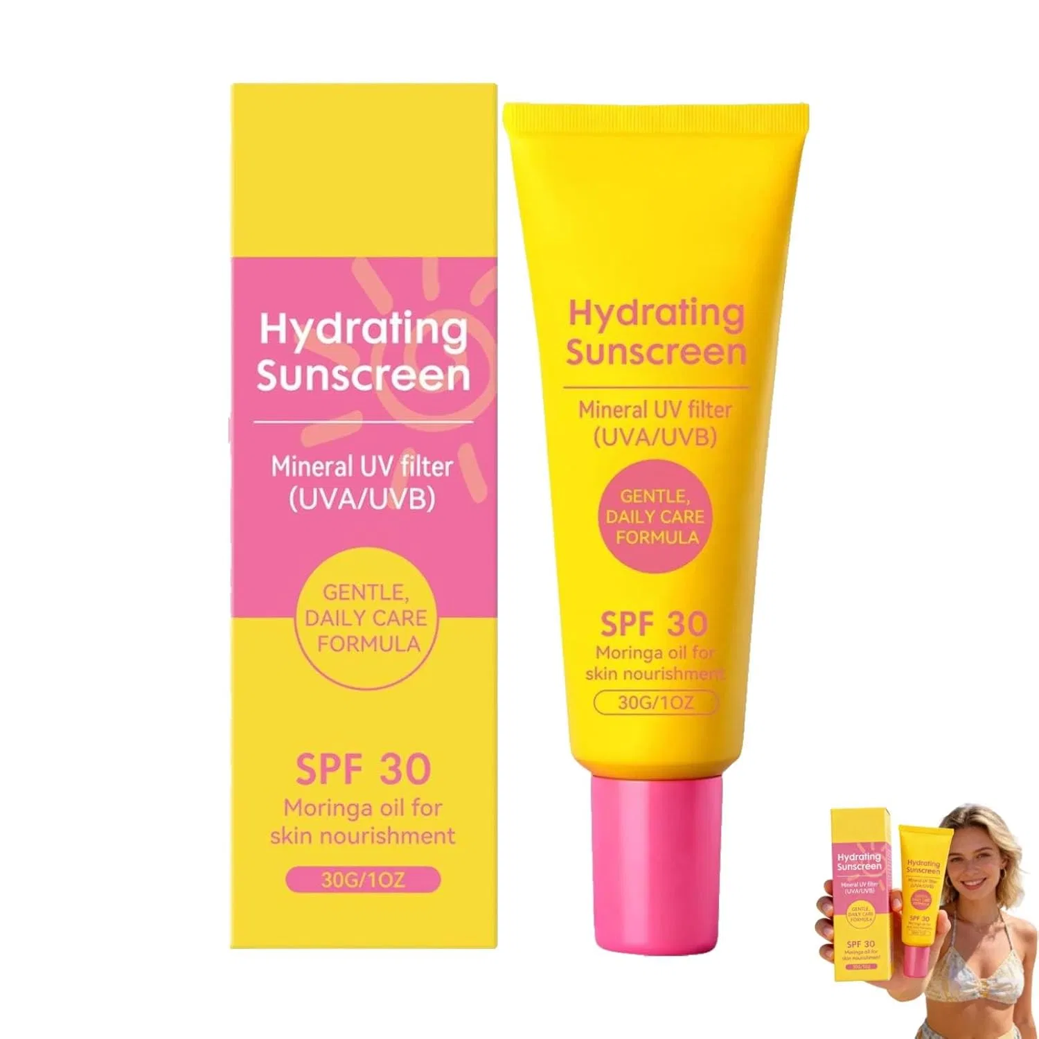 Солнцезащитный флюид для лица SPF 30 Yuxtth, 30 мл, 1 шт.