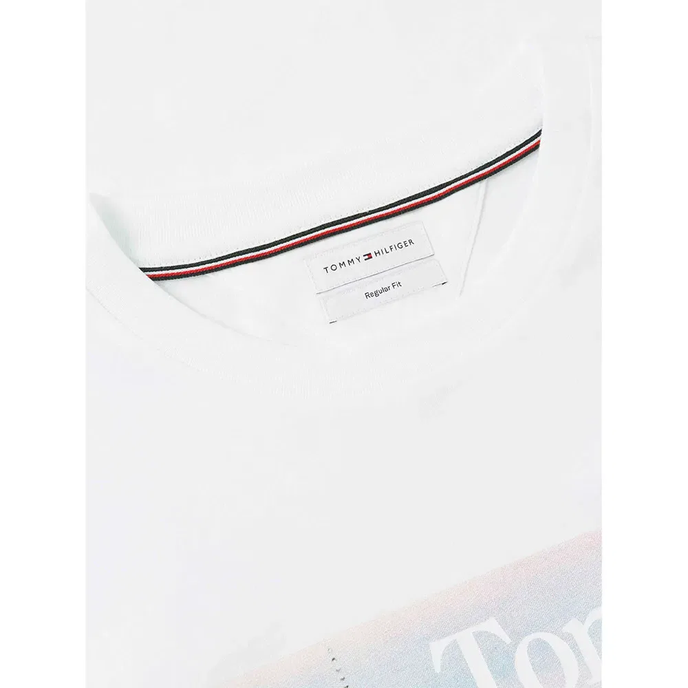 Мужская футболка с фотопринтом Tommy hilfiger, White — фото 3