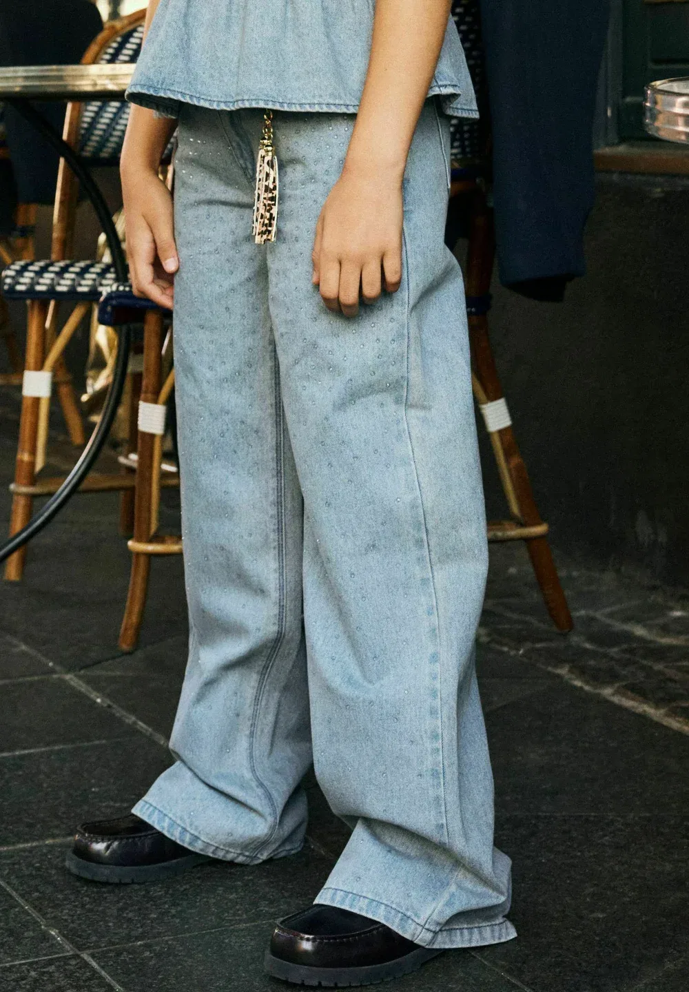 Джинсы широкого кроя - джинсы свободного кроя Name It, Special Blue Grey Denim