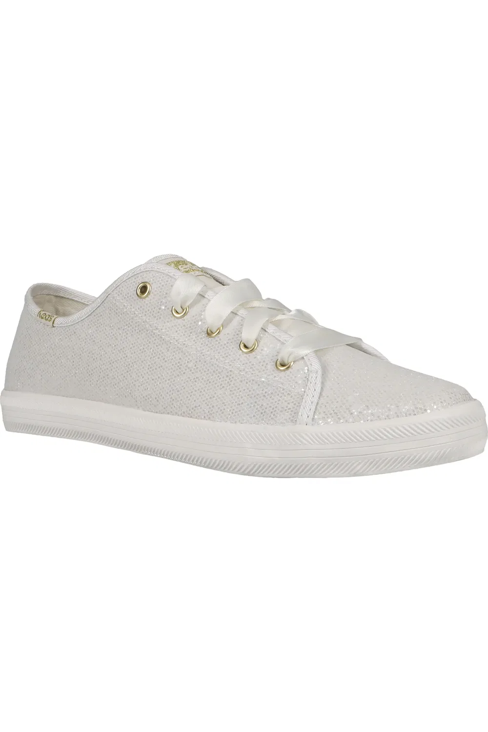 Кроссовки детские с блестками Kickstart Keds, Ivory Sparkle