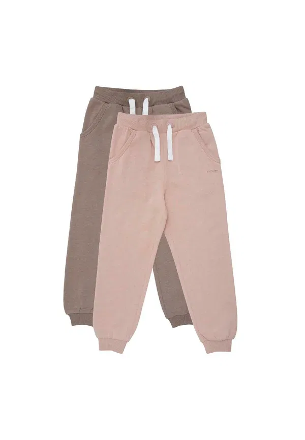 Брюки хлопковые Migirls 2 pack 2 pack - tracksuit bottoms Minymo Fossil