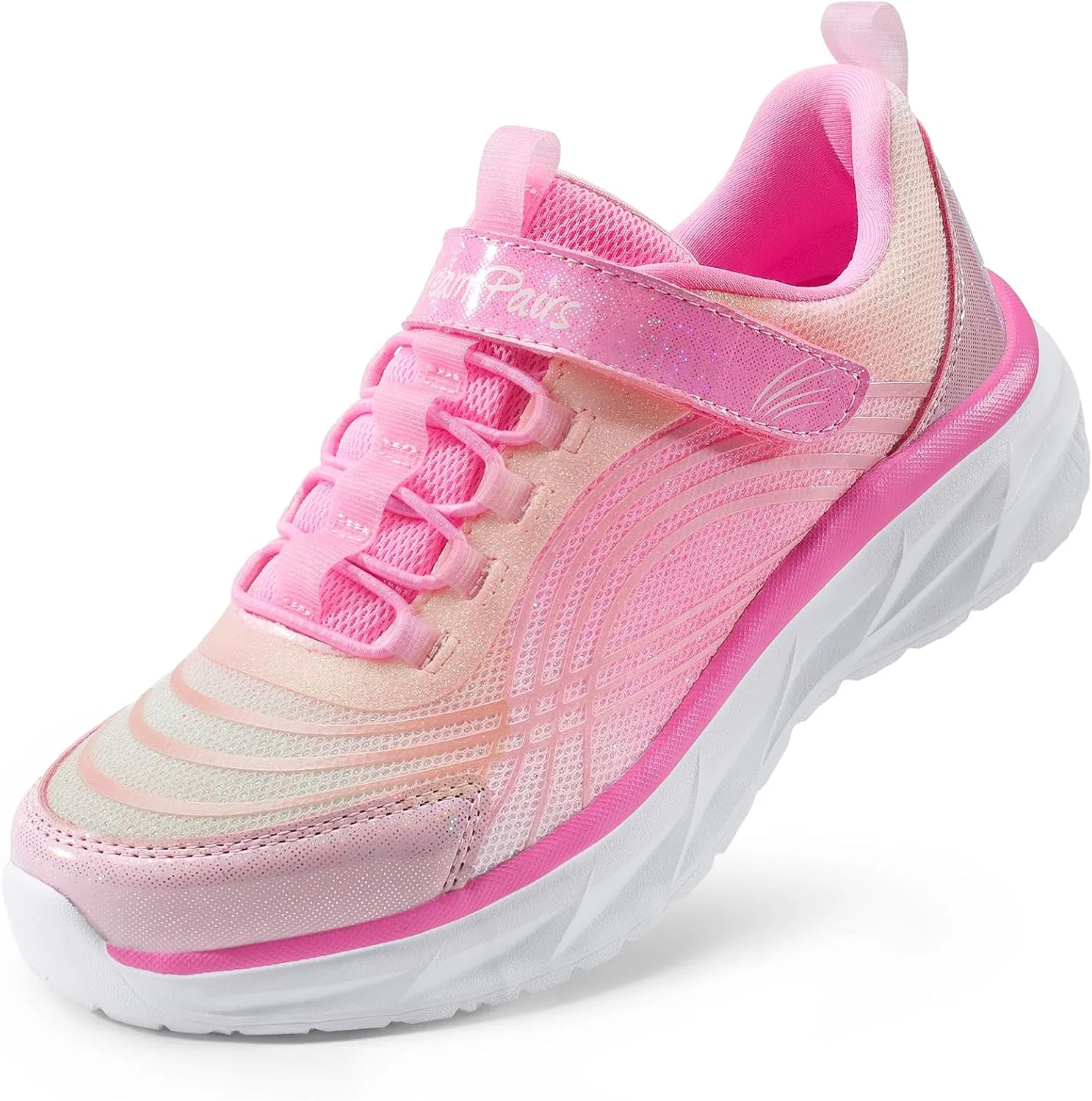Детские кроссовки для девочек с принтом Colorburst DREAM PAIRS, Pink