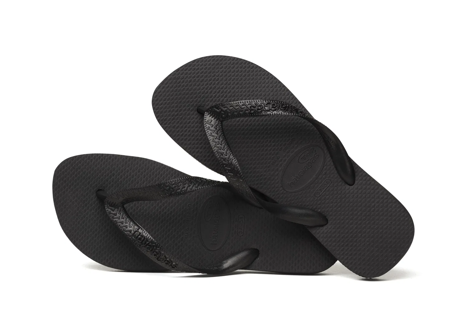 Сандалии детские с открытым носом Tong Kind Top Havaianas, черный — фото 4
