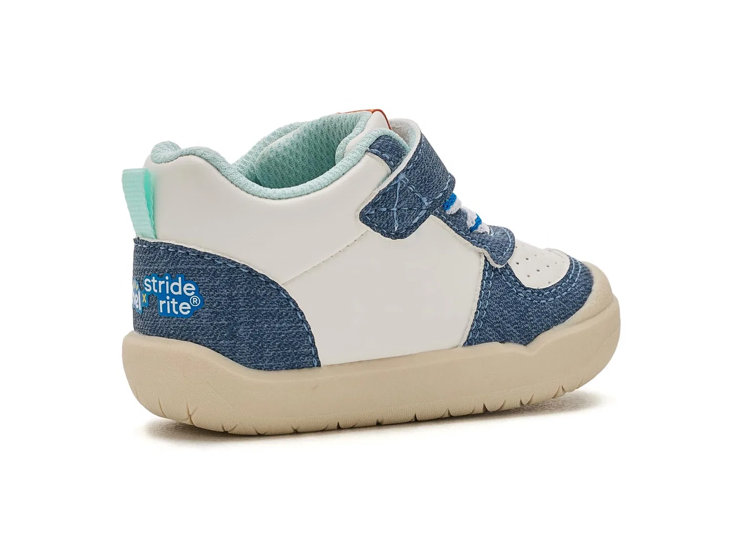 Кроссовки Ms Rachel Where Is Herbie Mid (для малышей) Stride Rite, Denim — фото 4
