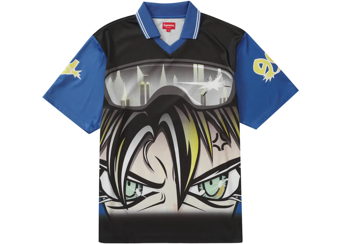 Мужская футбольная футболка Supreme Jersey, Синий