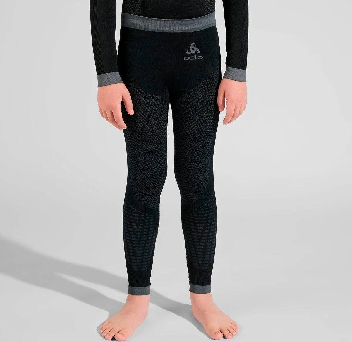 Детские термоштаны Performance Warm Eco Odlo, Schwarz — фото 3