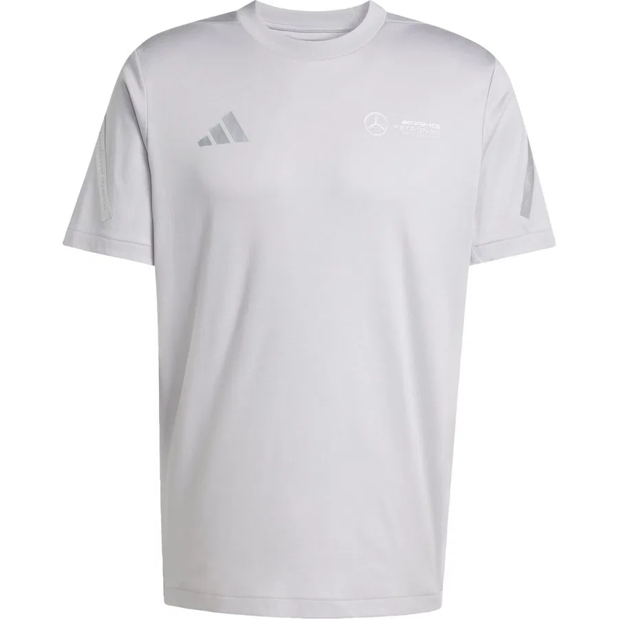 Футболка с круглым вырезом Mercedes - AMG Petronas Formula One Team Silver Arrows Tee adidas, Серый — фото 3