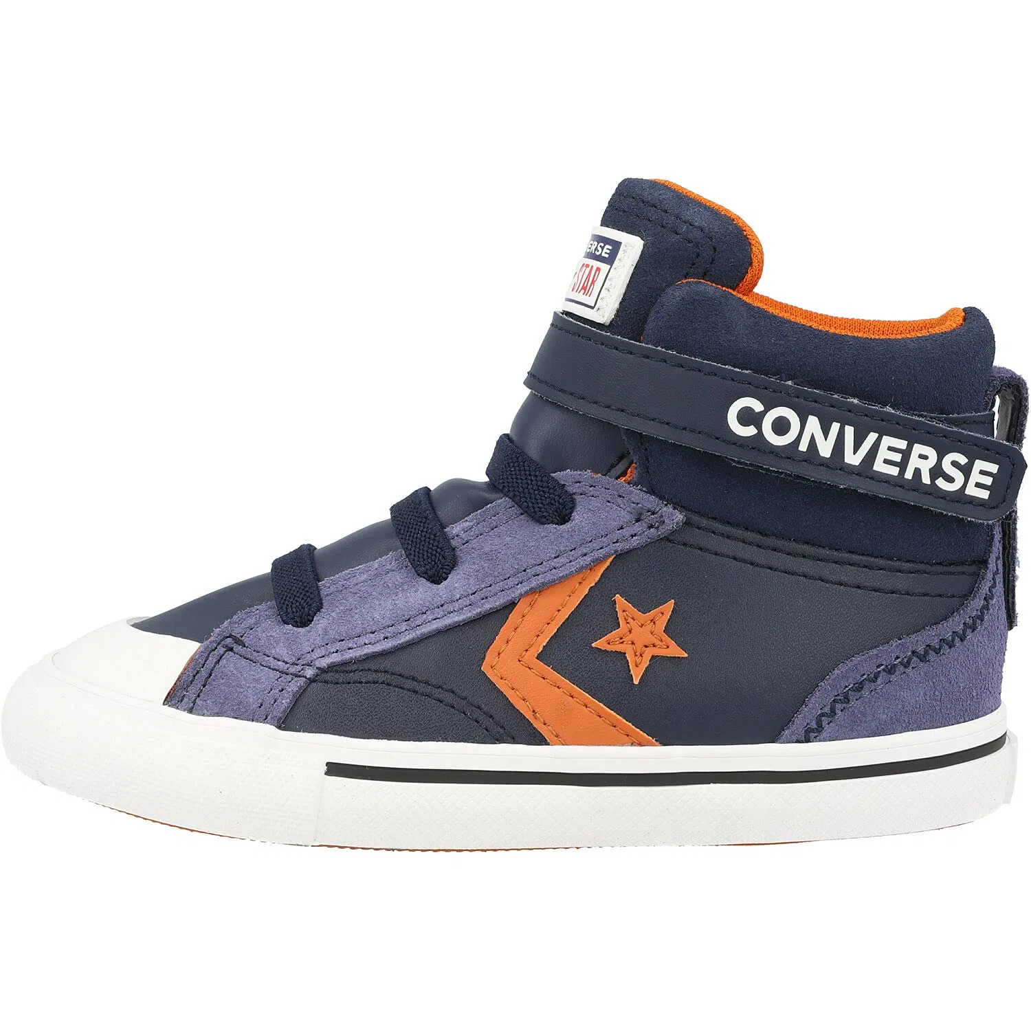 Детские кроссовки для мальчиков кожаные Pro Blaze Converse, Obsidian Blue — фото 2