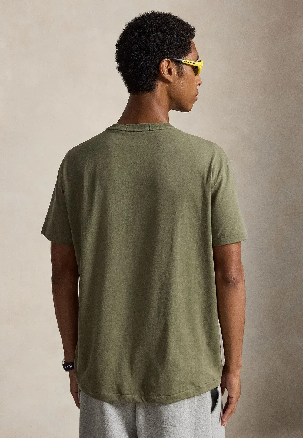 Классическая спортивная футболка-поло с принтом Polo Ralph Lauren, Cruise Olive — фото 3