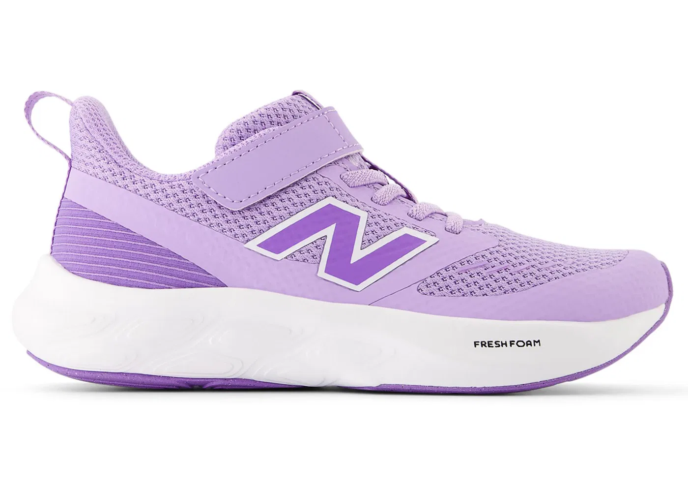 Детские кроссовки без шнурков New Balance Fresh Foam 625 Bungee Lace, Violet Crush Lilac Glo White