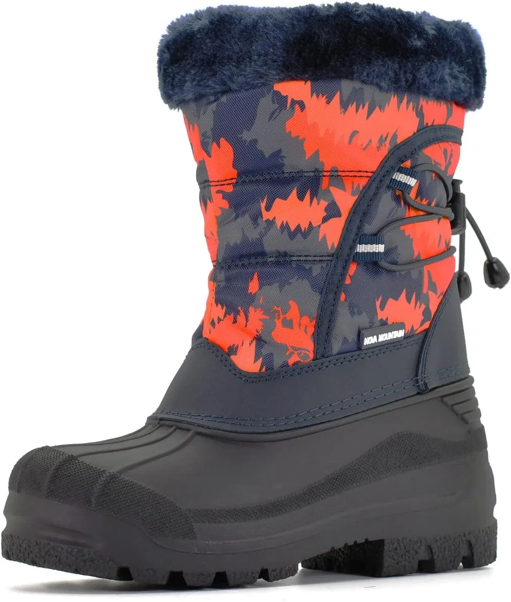Детские зимние снежные ботинки для девочек Nova Mountain Nova Footwear, Blackmulti