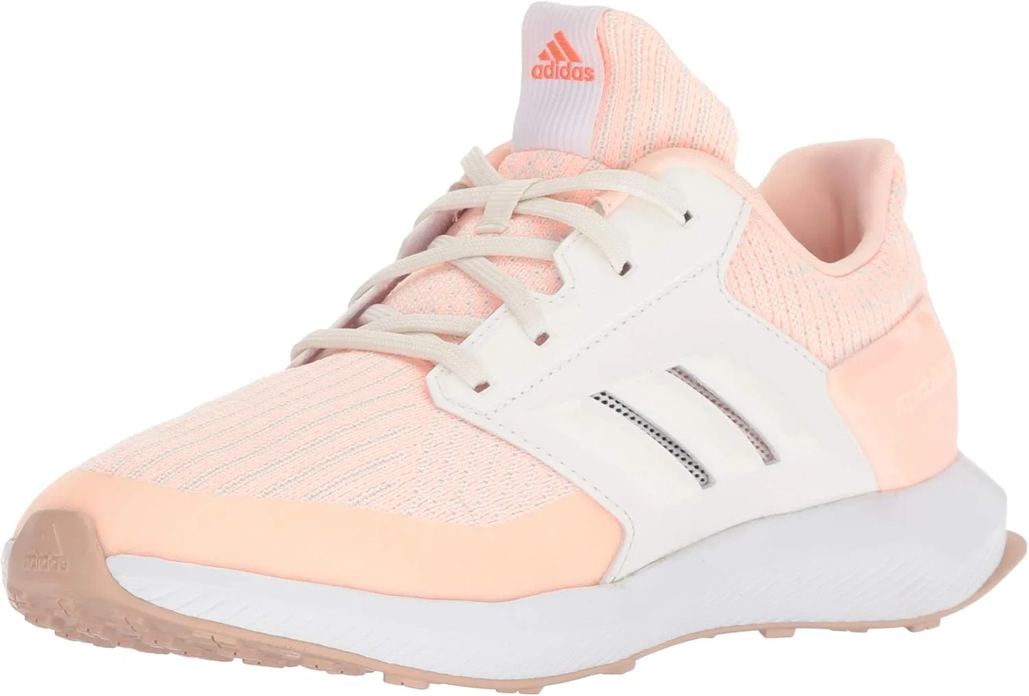 Детские кроссовки для мальчиков RapidaRun Knit adidas, Clear Orange/Cloud White/Ash Pearl