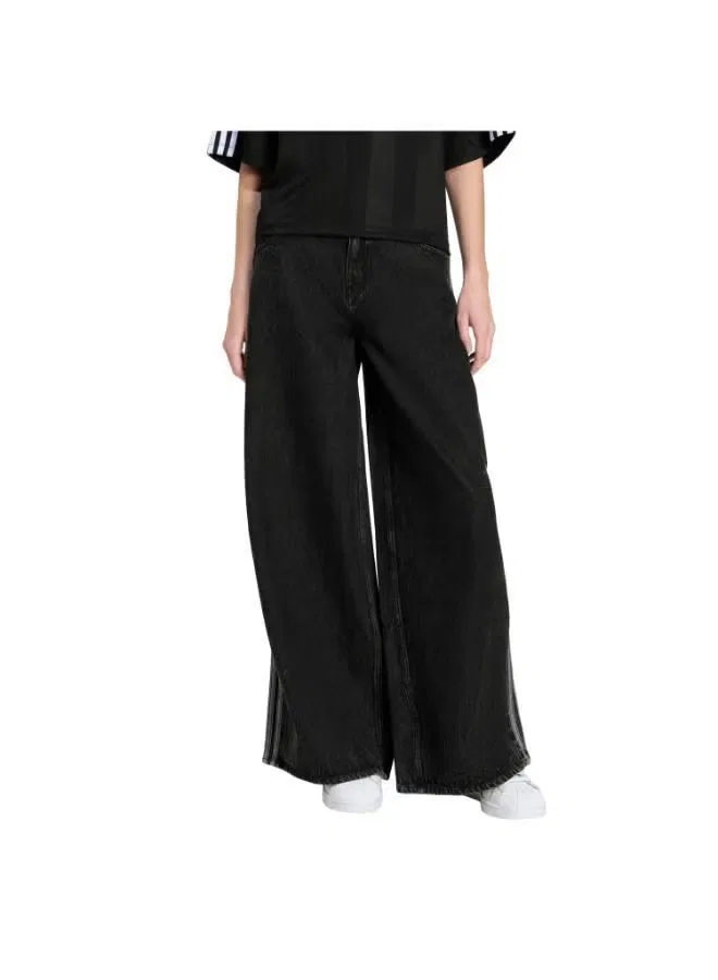 Брюки джинсовые с лампасами Firebird Adilenium Adidas Originals, черный