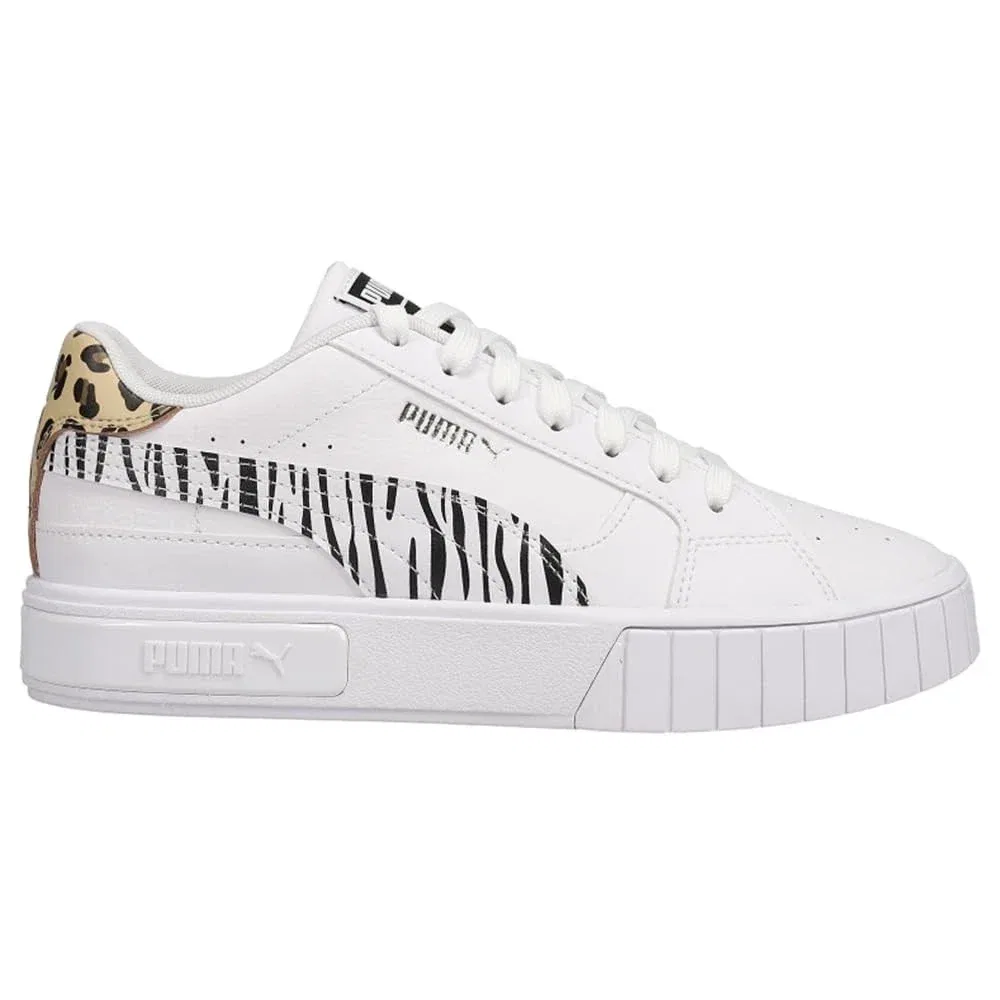 Детские кроссовки на платформе Puma Cali Star Summer Roar, White — фото 2