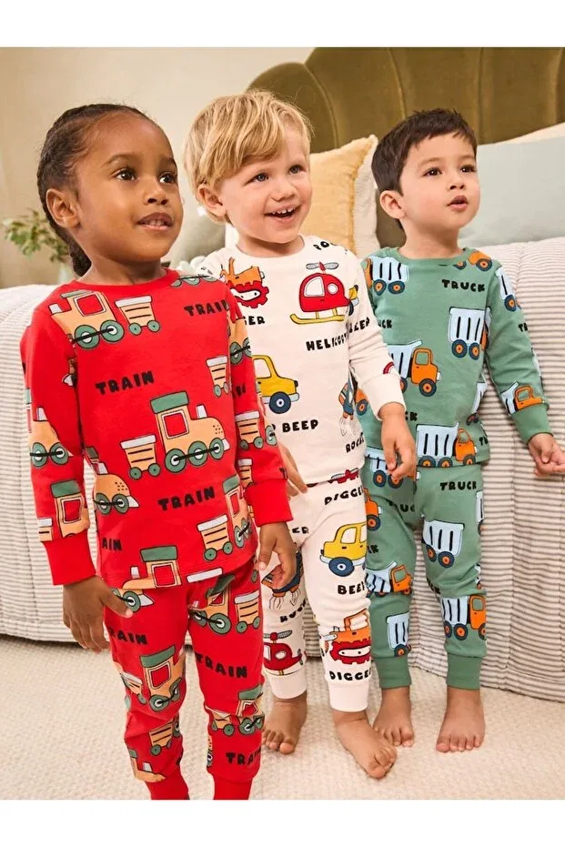 Детский комплект пижам с принтом Next Baby, Multicolor