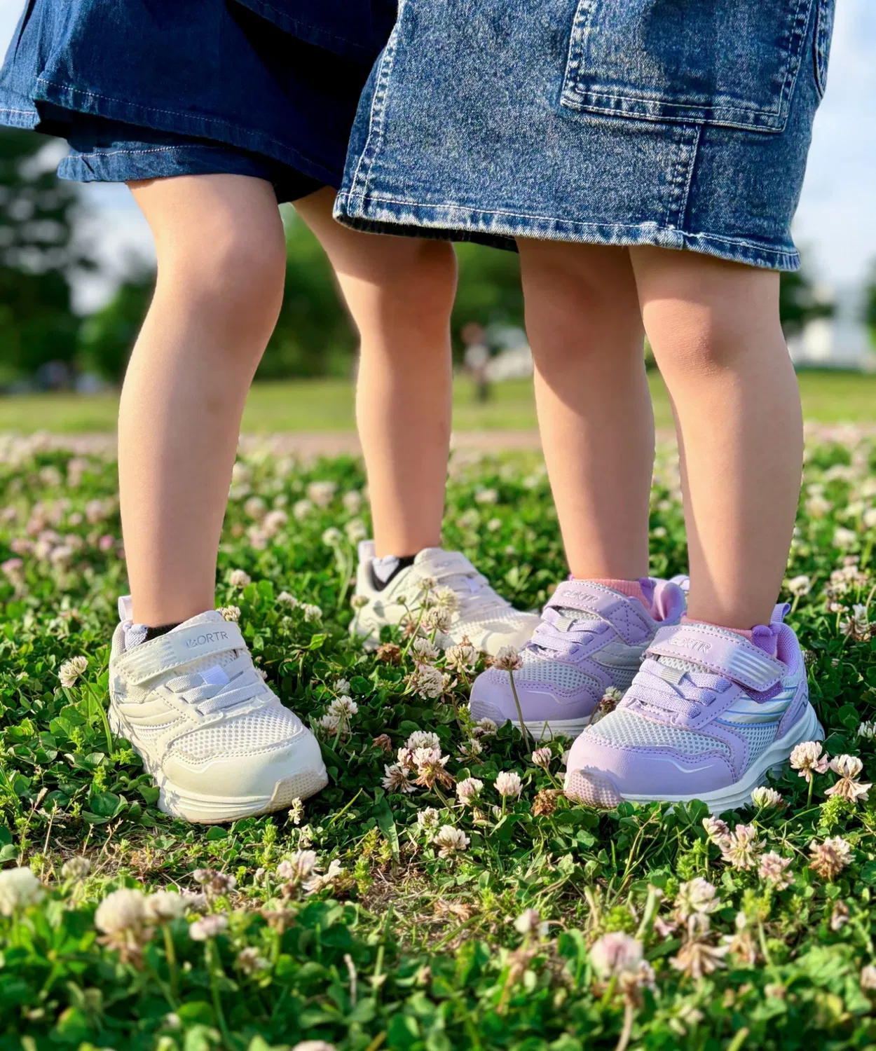Детские кроссовки с липучкой из сетки K-601 ORiental TRaffic, Purple — фото 3