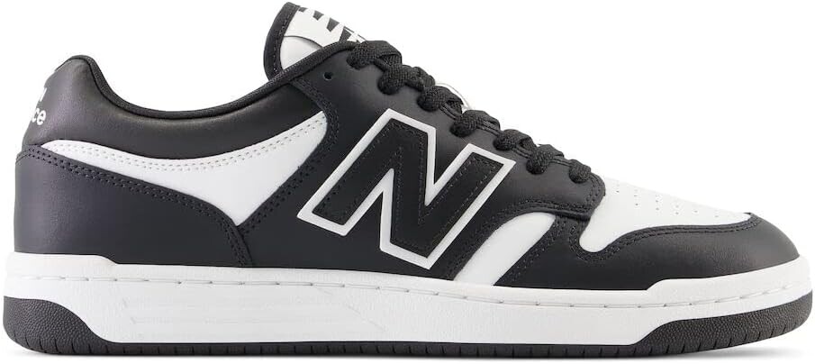 

Кроссовки New Balance унисекс для взрослых BB480 V1, белый/черный