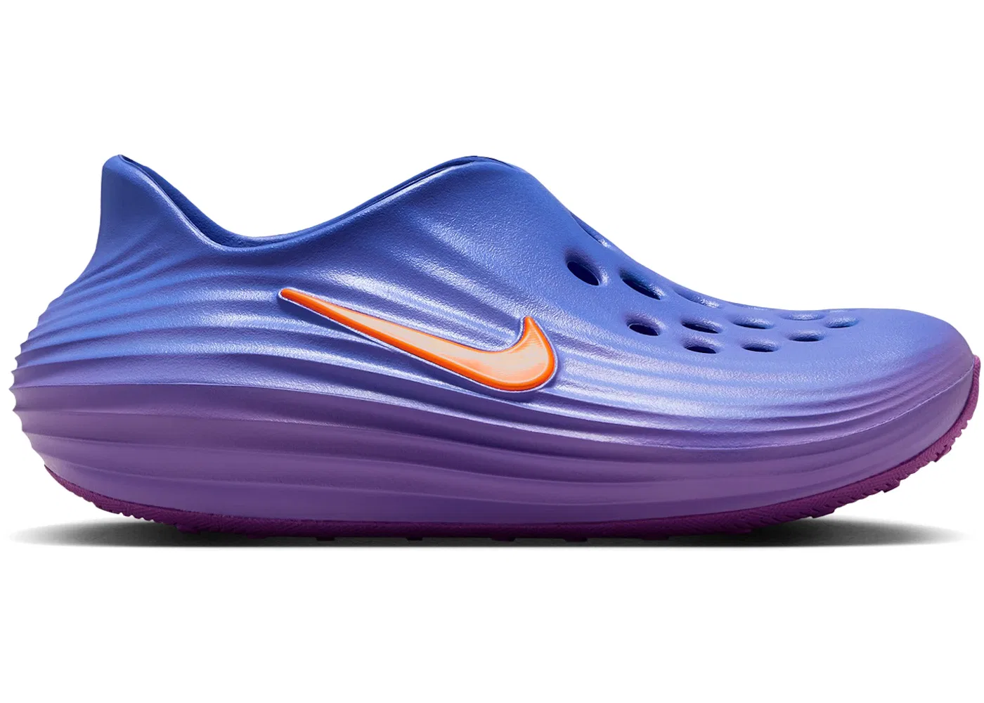 Детские клоги Nike ReactX Rejuven8, Medium Blue Bright Violet Turf Orange