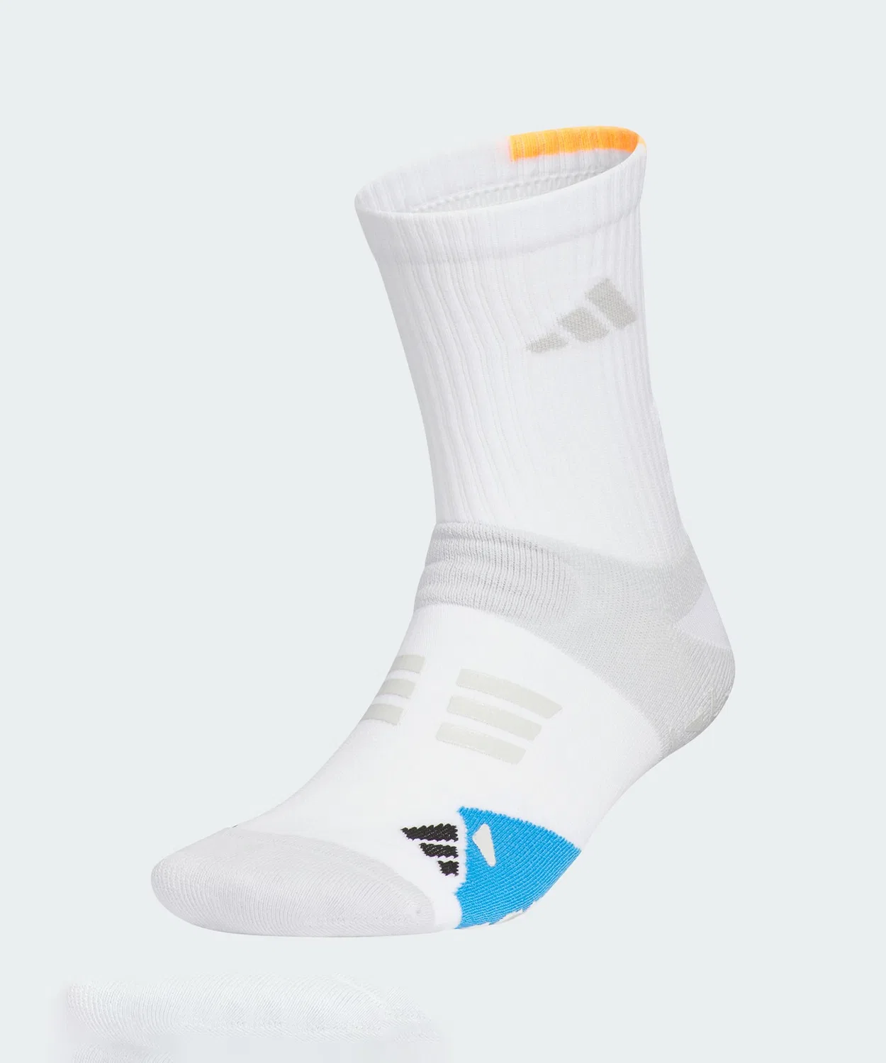 Мужские носки с поддержкой свода стопы, модель Adipower Crew Adidas, White