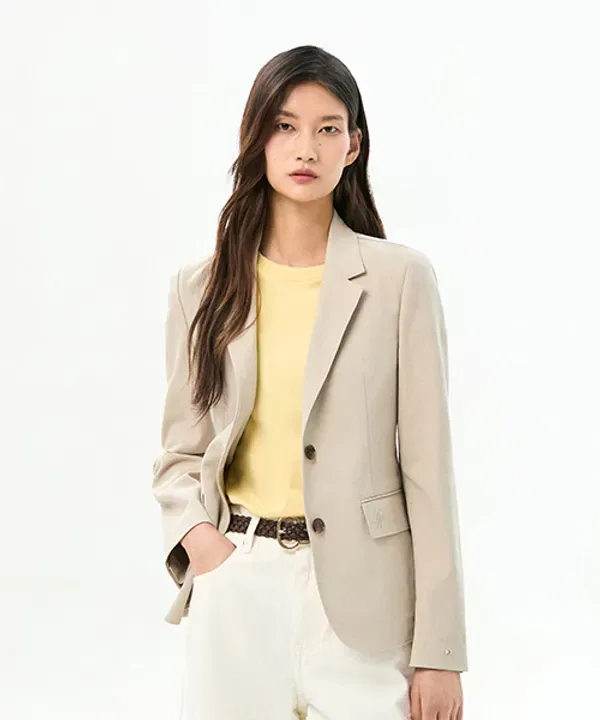 Блейзер из льна, Slim Fit, Tommy Hilfiger