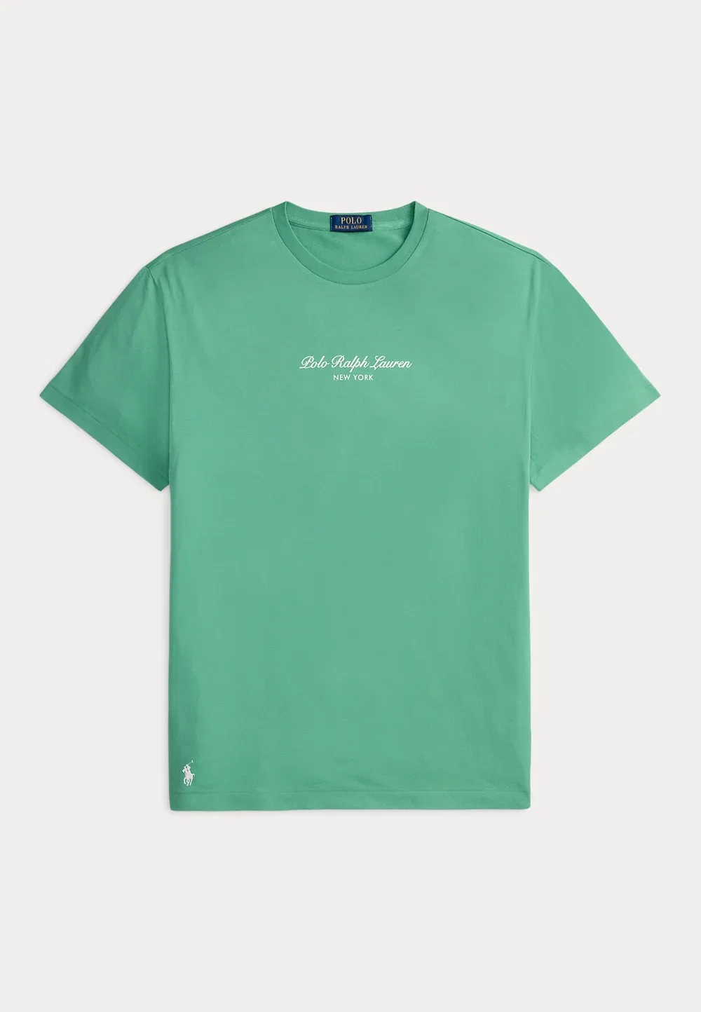 Классическая футболка с логотипом - футболка с принтом Polo Ralph Lauren, Raft Green — фото 4