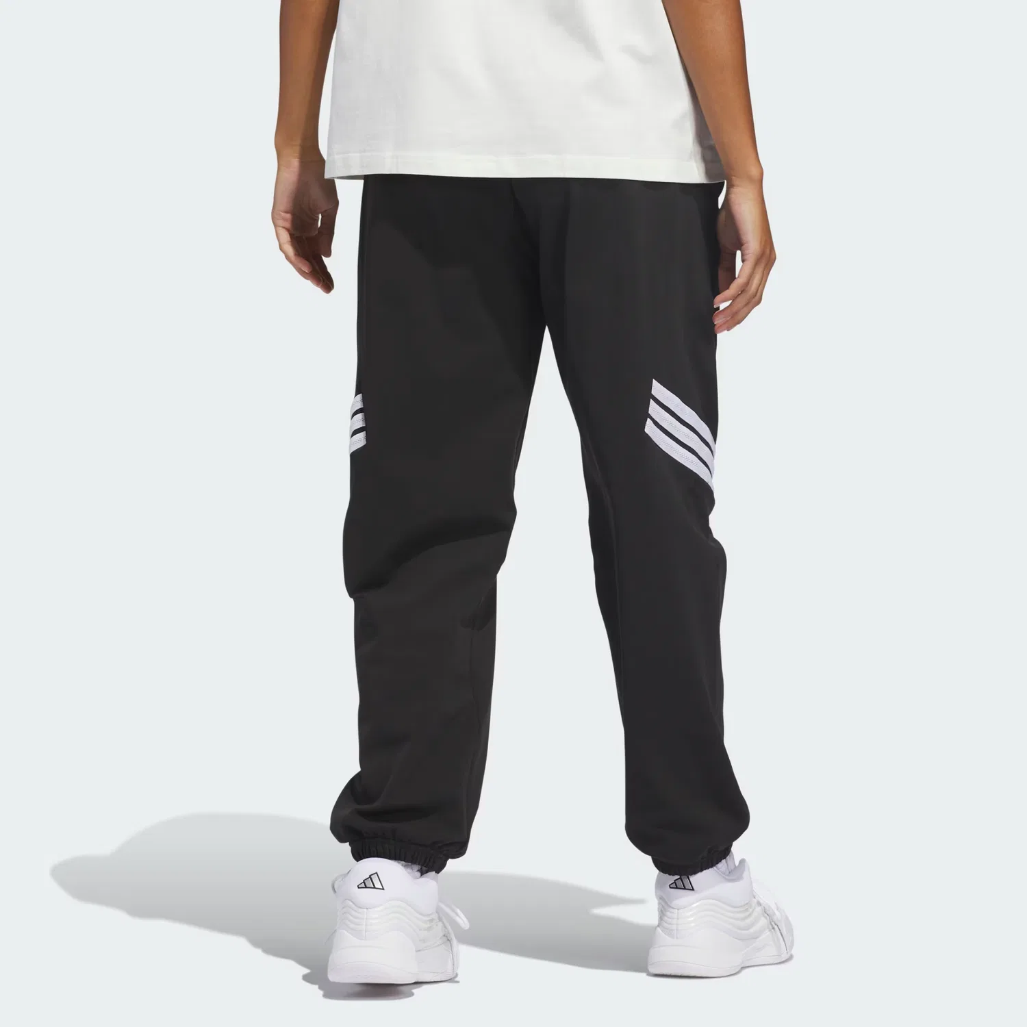 Женские флисовые штаны с технологией Climawarm Crazy Warm Adidas Performance, черный — фото 2