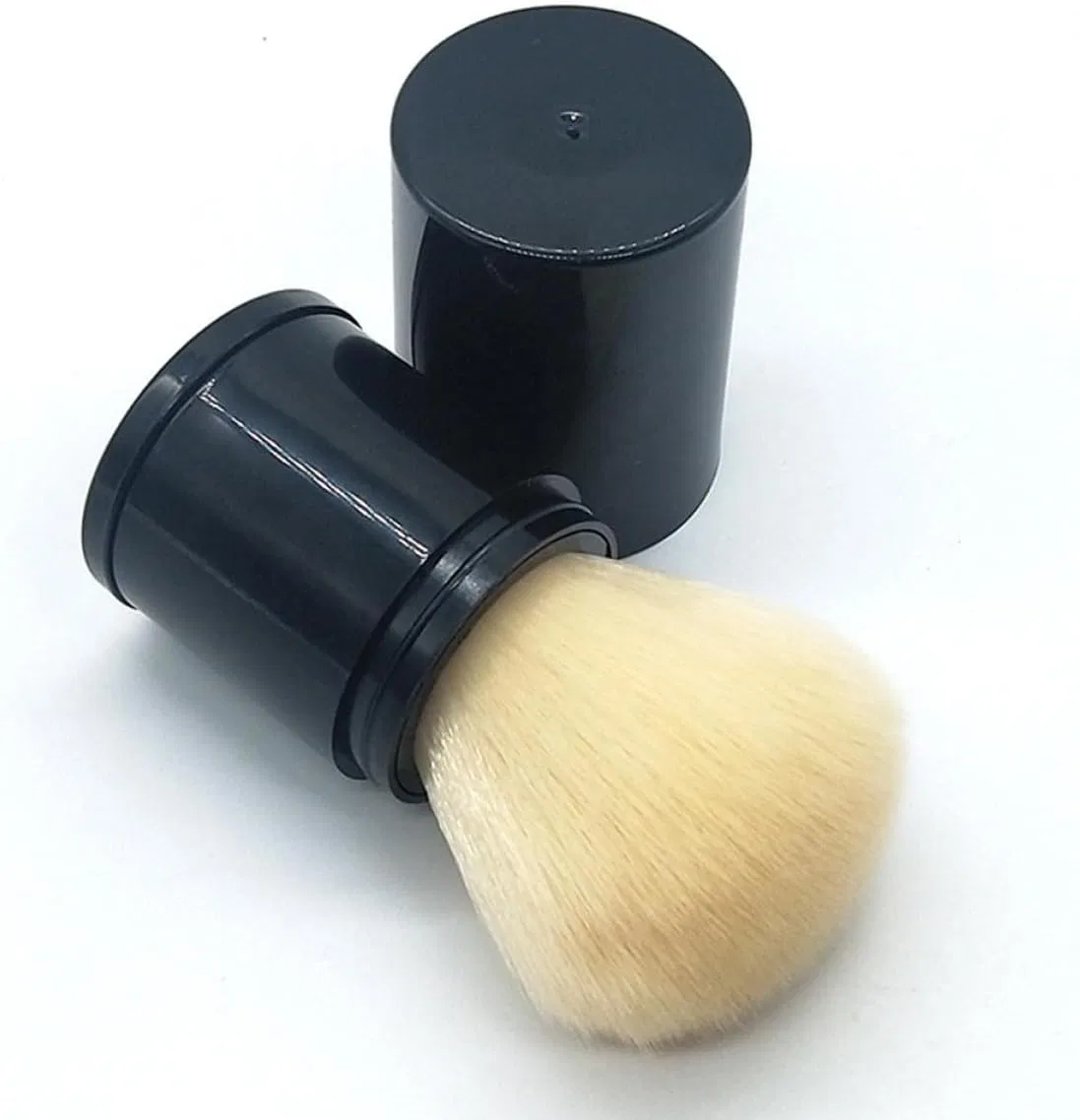 Кисть для румян HOMSFOU, черная, 10x3.5x3.5 см
