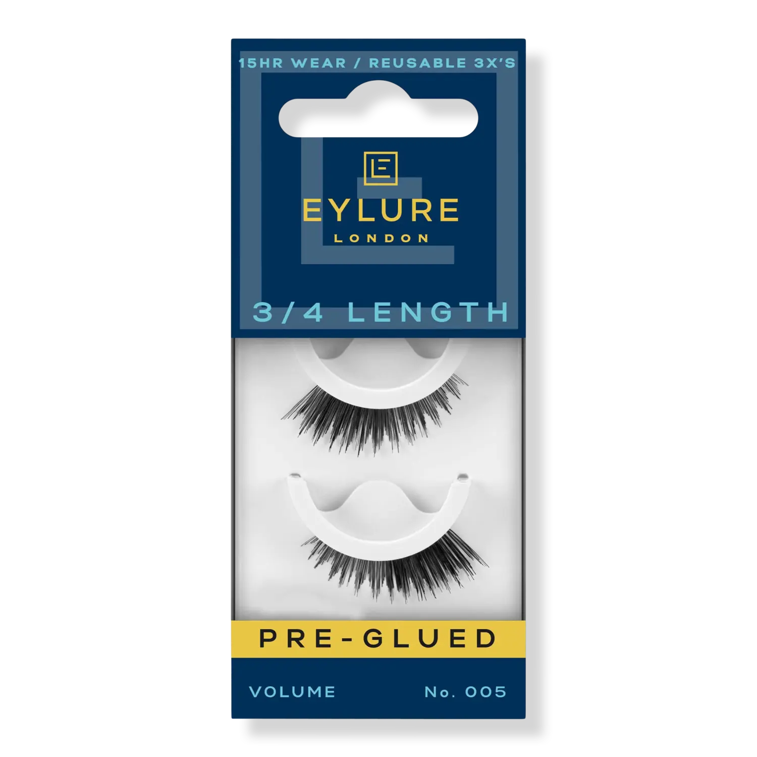 

Накладные ресницы длиной 3/4, № 005. Eylure