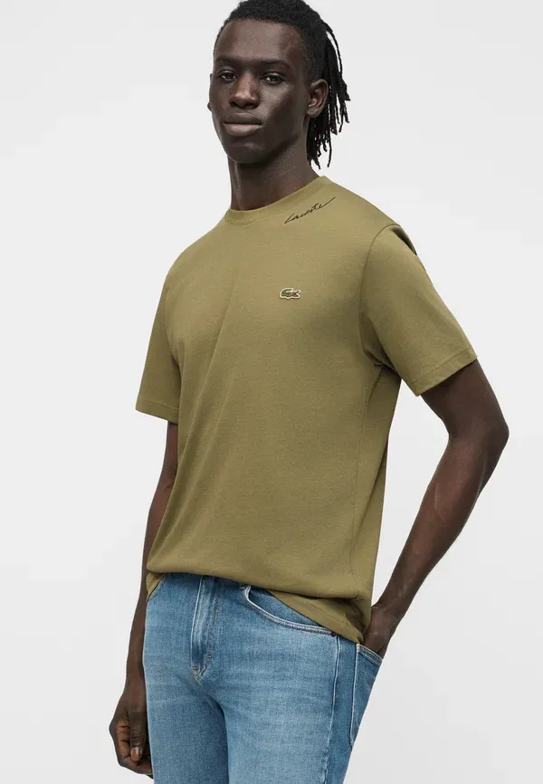 Футболка Lacoste, Хаки — фото 4