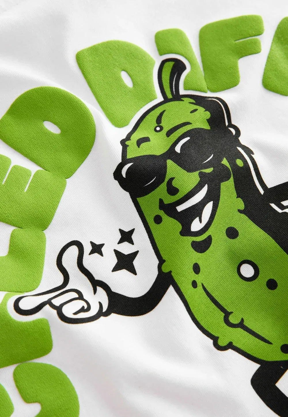 Футболка с коротким рукавом и графическим принтом, стандартного кроя Next, White Pickle — фото 3