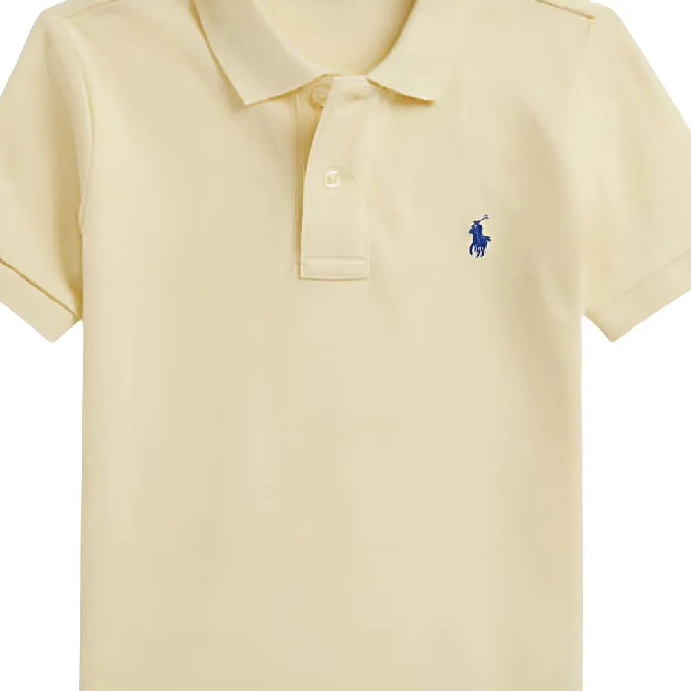 Детское поло классическое Polo Ralph Lauren, Beige Yellow — фото 4