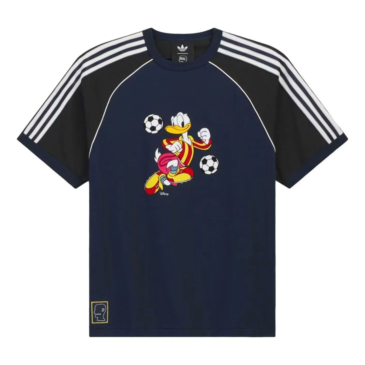 Мужская футболка для футбола Adidas x Brain Dead x Disney Football Jersey Collegiate Navy, темно-синий