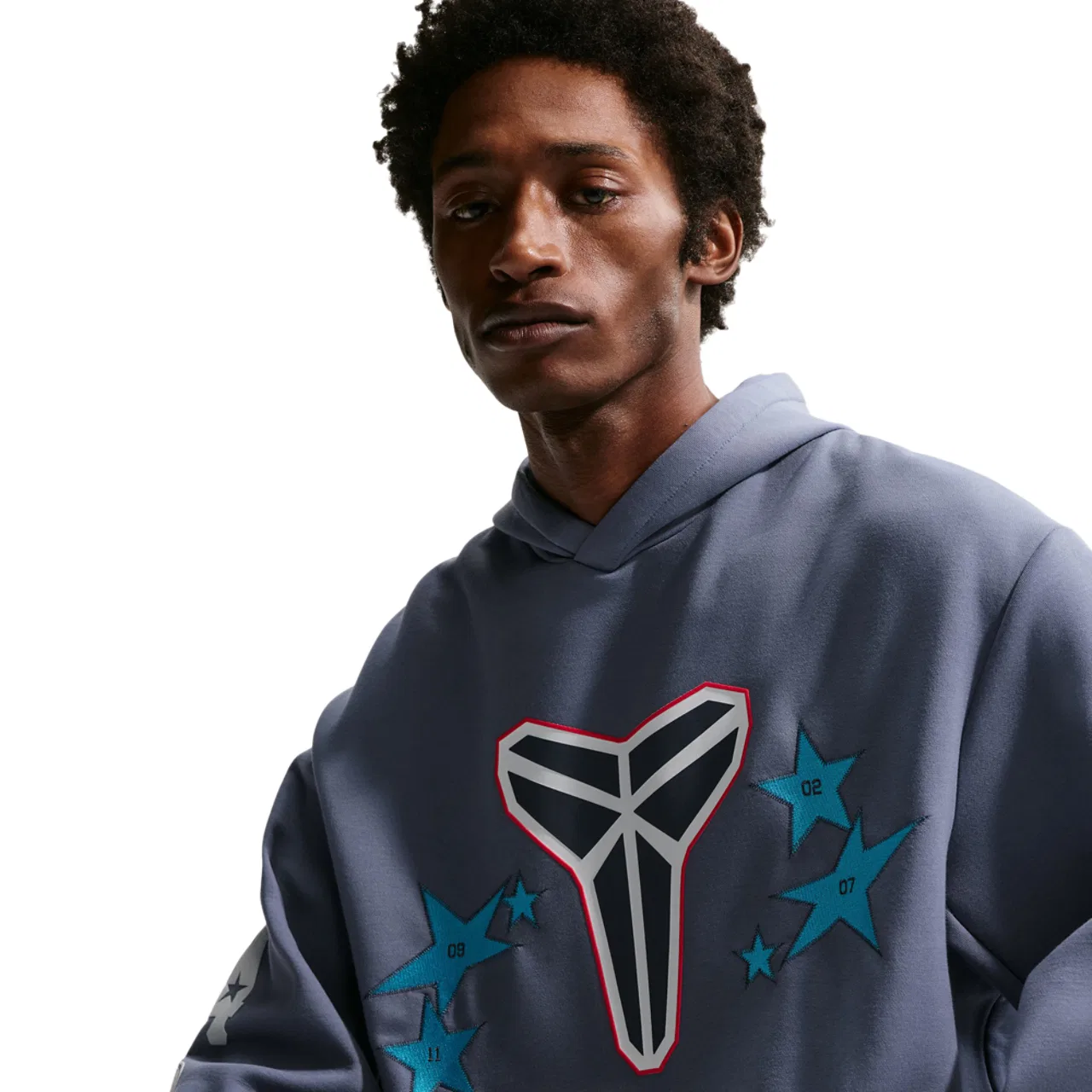 Мужское худи All Star Weekend Nike Kobe, цвет Diffused Blue/Pure Platinum/Thunder Blue — фото 3