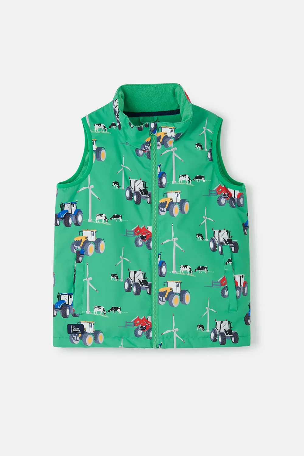 Детский непромокаемый дышащий жилет Alex Lighthouse Clothing, Green