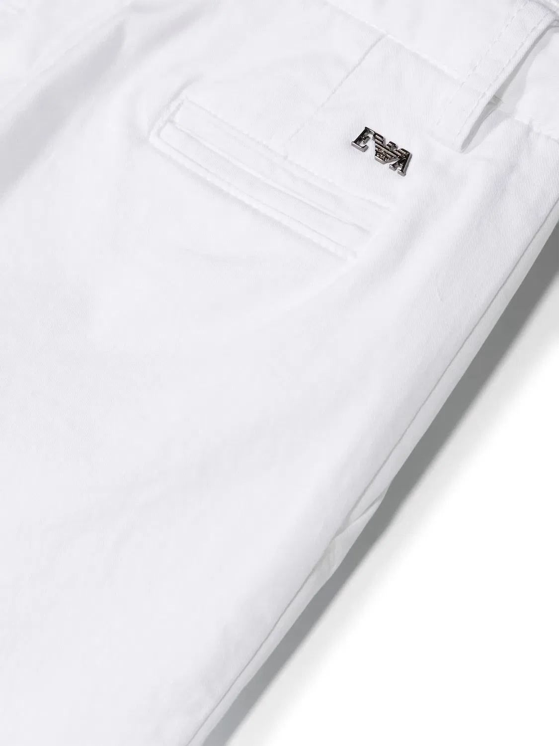 Emporio Armani Узкие чинос белого цвета — фото 2