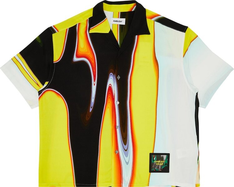 

Рубашка Ambush Printed Short-Sleeve Shirt 'Yellow/Black/Multicolor', желтый