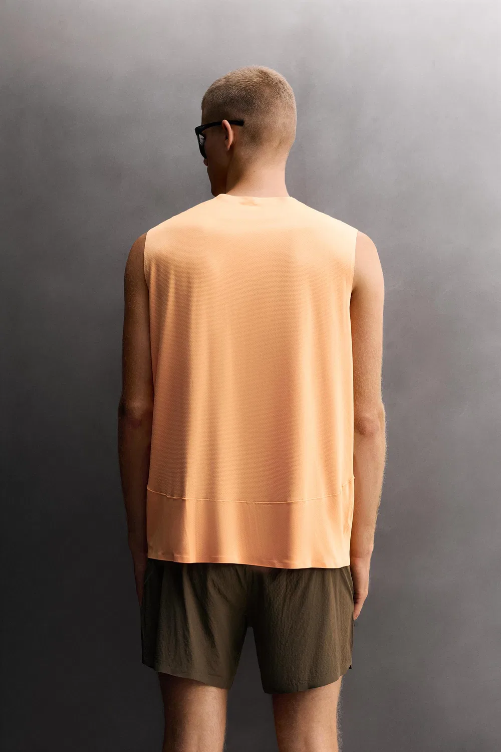 Беговая майка ZARA, Orange — фото 3