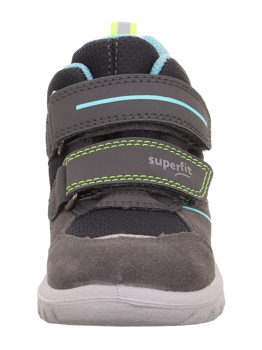 Кроссовки SUPERFIT First-Step 'SPORT7 MINI' темно-серого цвета — фото 4