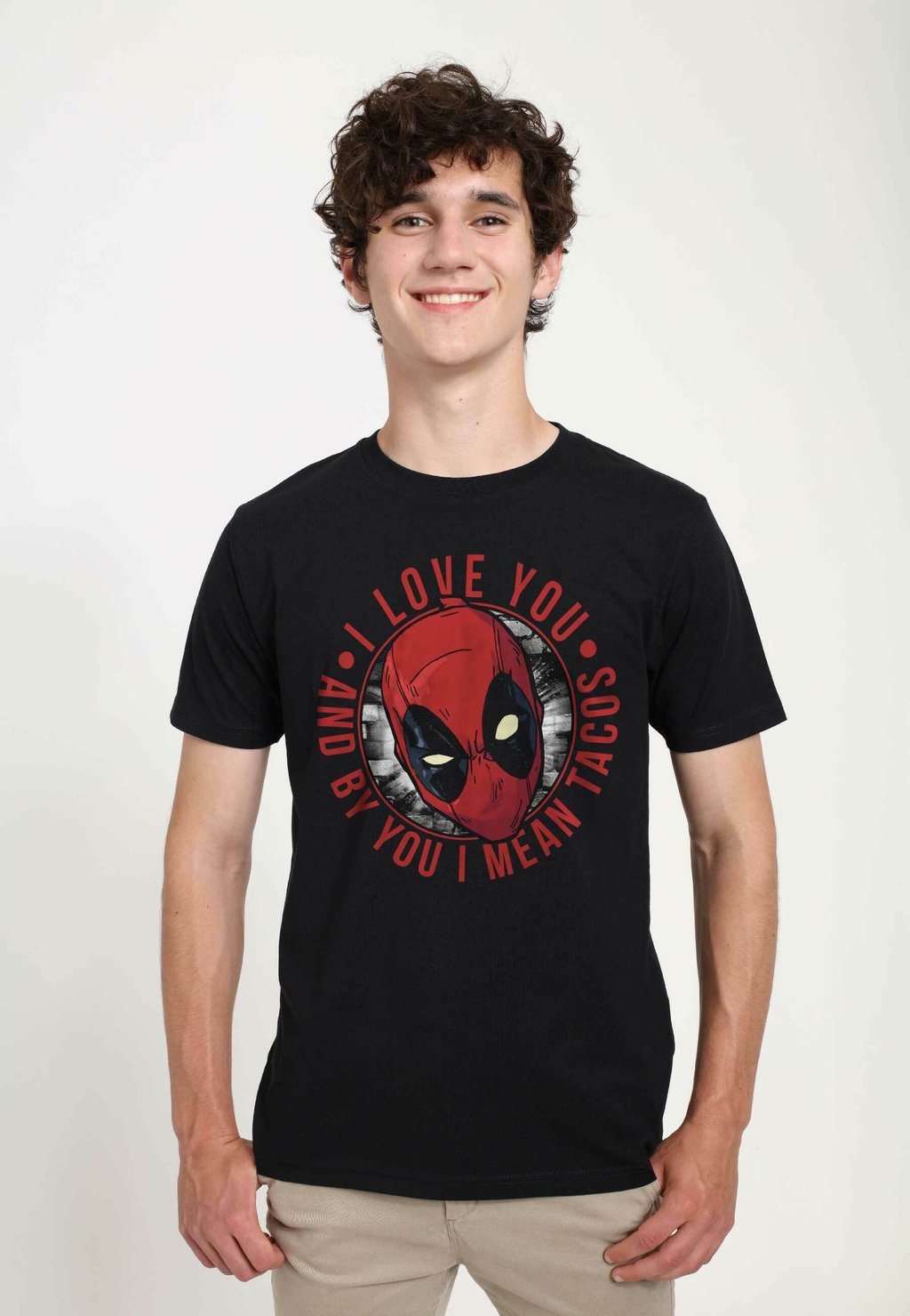 

Футболка с принтом DEADPOOL BREAK WALLS UNISEX Marvel, черный