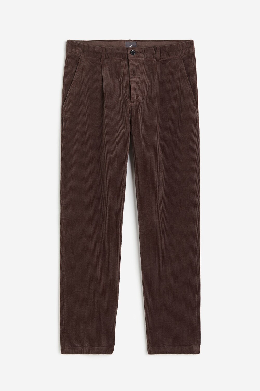 

Брюки H&M Regular Fit Corduroy, коричневый