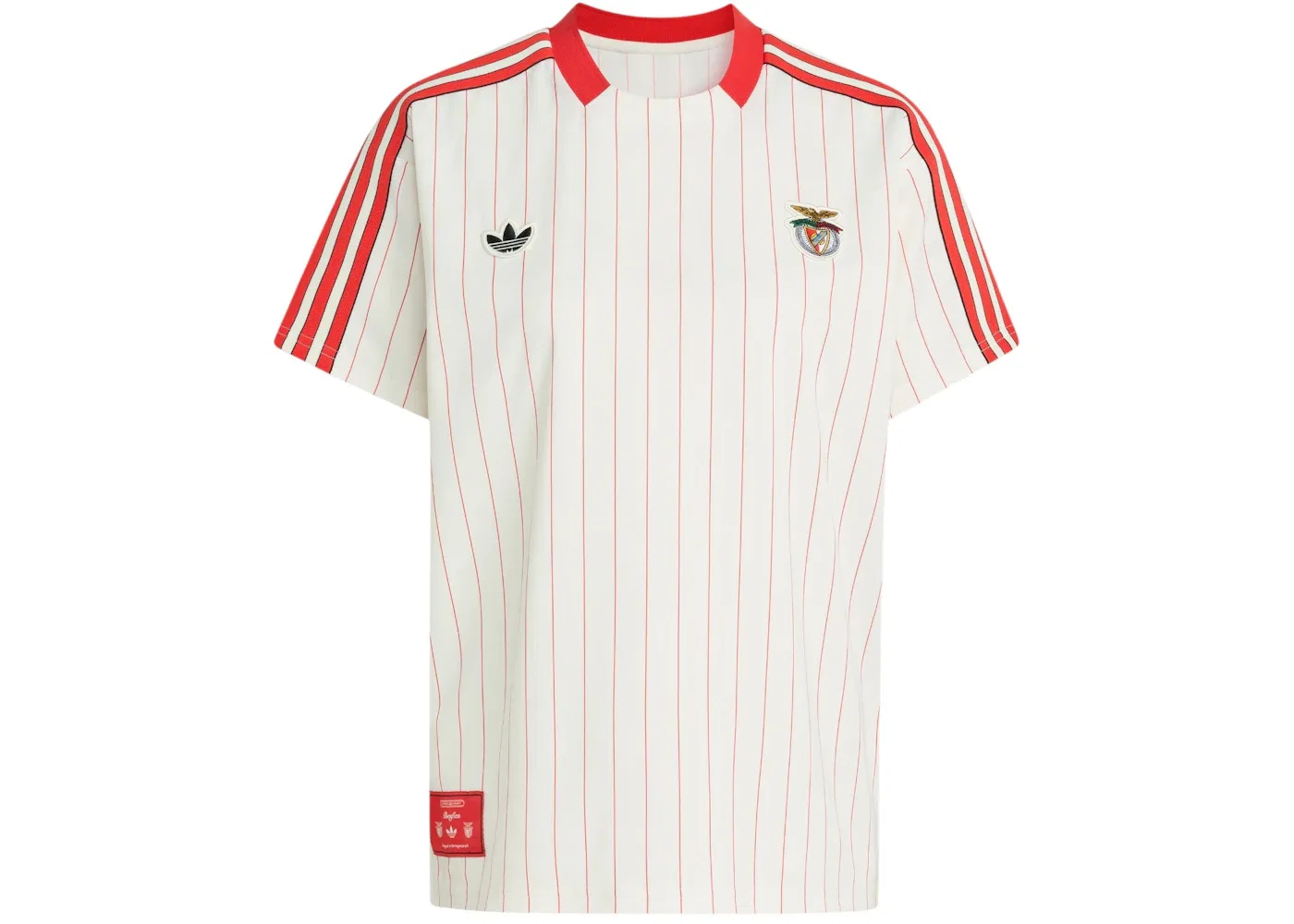 Мужская футбольная джерси Benfica Terrace Icons Adidas, Off White