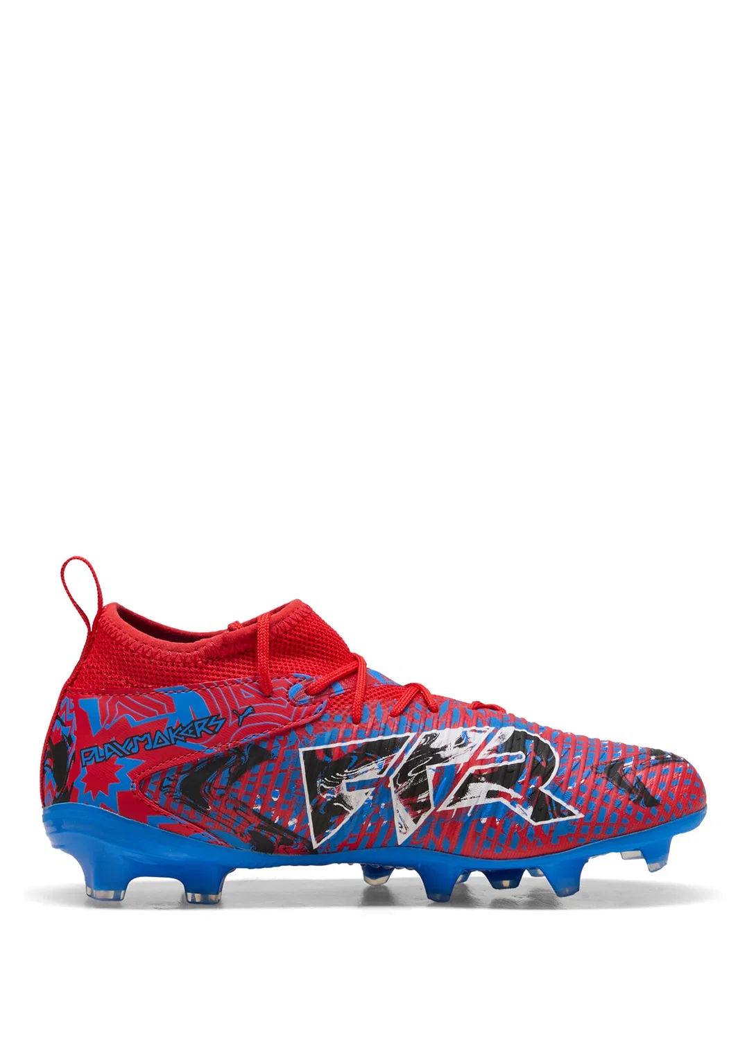 Кроссовки футбольные Puma Future 8 Match Playmakers FG/AG, PUMA Red-PUMA Black-Ultra Blue