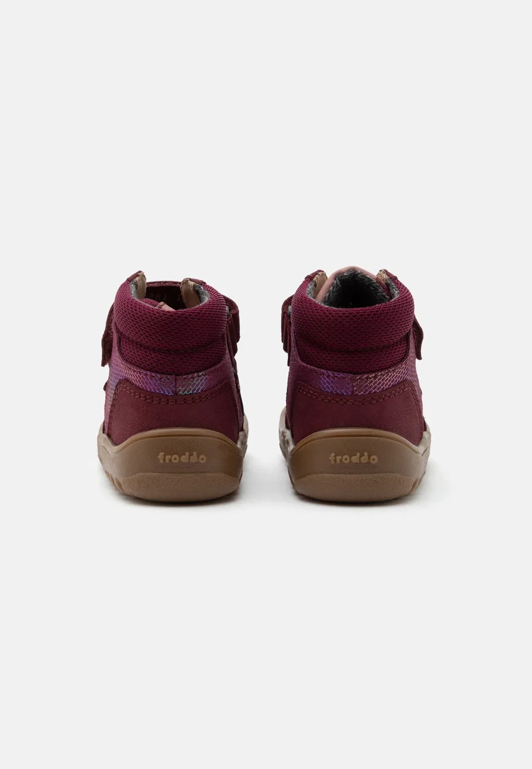 Ботинки Barefoot Up Terra Tex, широкая посадка, унисекс - классические ботильоны Froddo, Bordeaux — фото 3