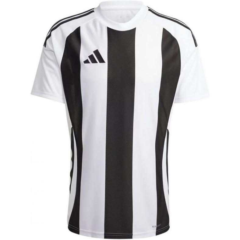 

Полосатая футболка 24 Adidas, белая