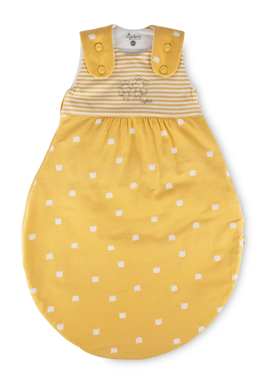 Спальный мешок утепленный Classic Baby Sigikid, желтый