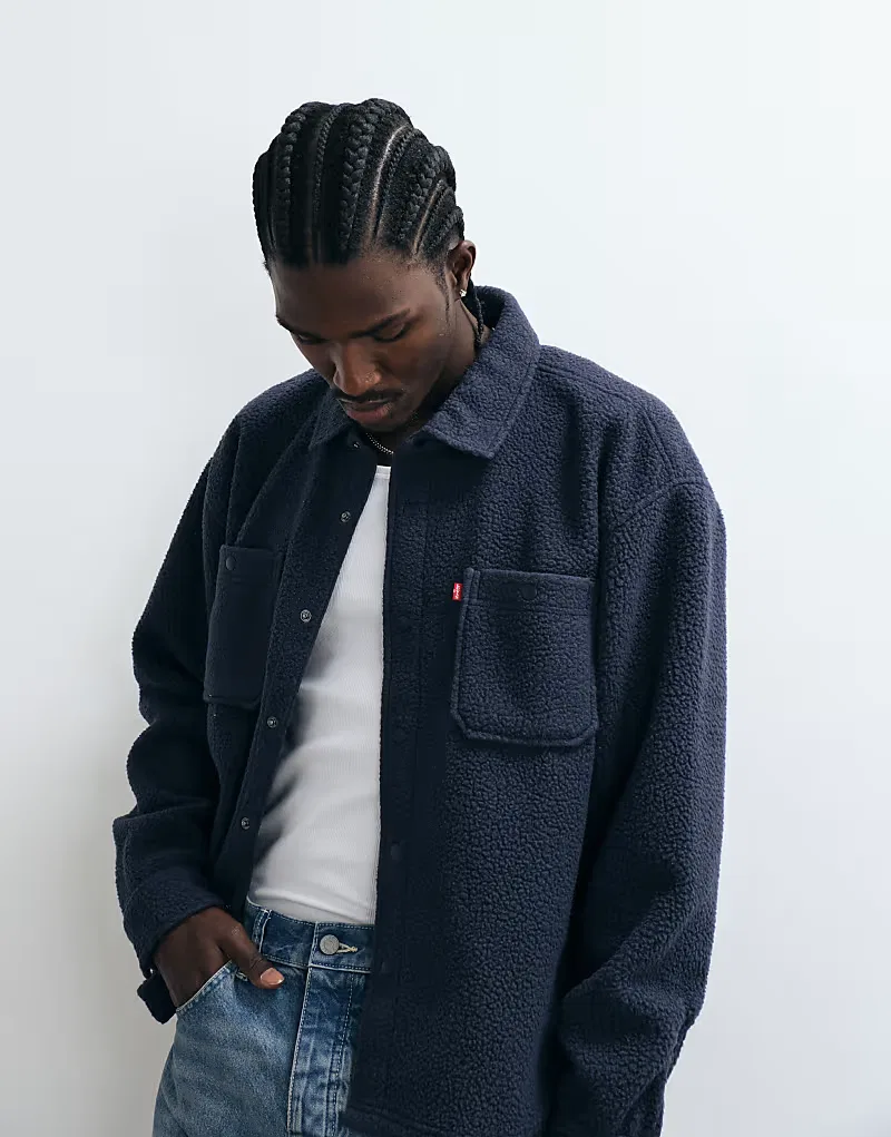 Рубашка Levi's Borg, синий — фото 2