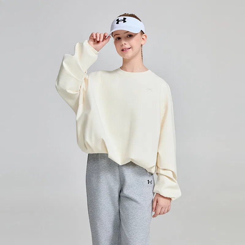 Детский свитшот с круглым вырезом средней растяжимости Under Armour — фото 4