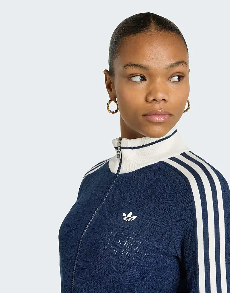 Спортивный топ Sports TT W Adidas Originals, Night Indigo Off White — фото 2